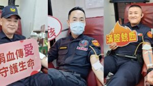 北市警局警察節公益活動熱血登場 警察同仁挽袖捐血 14 %E4%B8%80 34