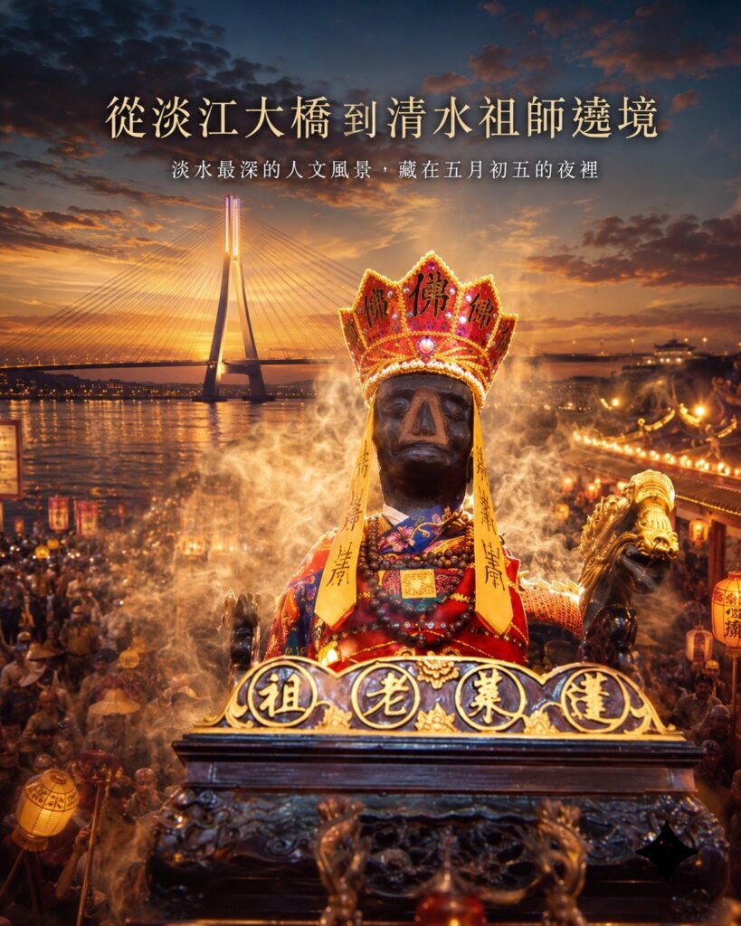 【谷帥臻專欄】淡水五月初五:清水祖師暗訪,走進河口城市最深的人文記憶 44 468461687