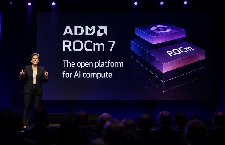 AMD推出ROCm 7.0開發框架升級，挑戰NVIDIA生態系搶攻AI開發者市場