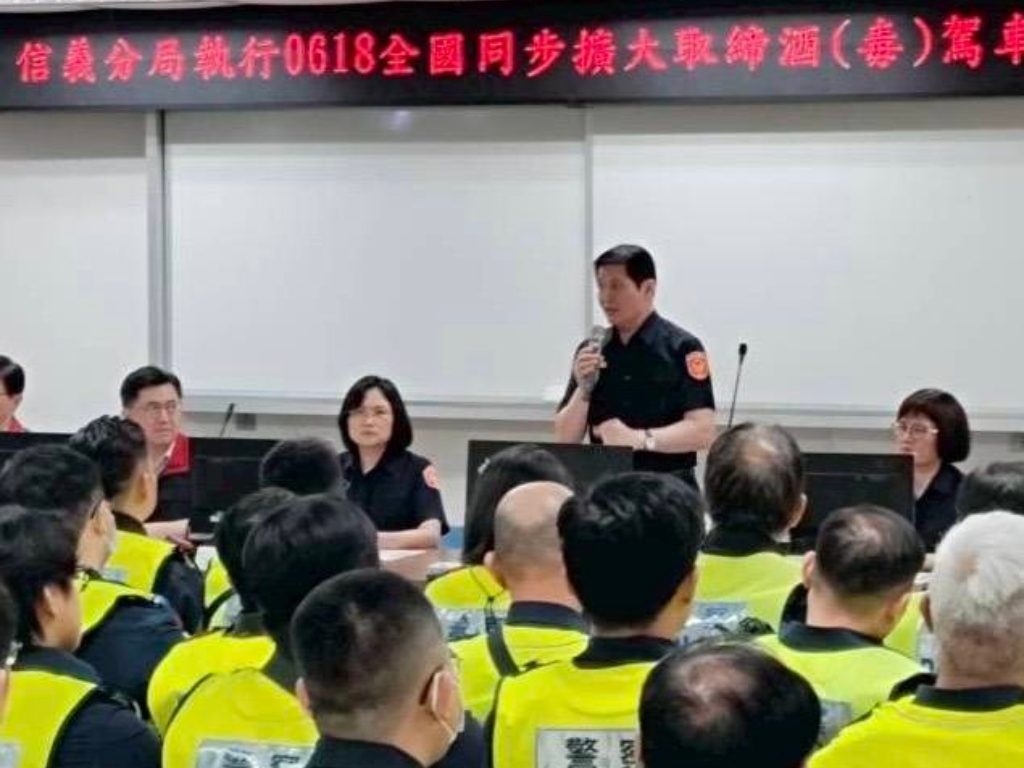 北市警執行全國毒駕取締專案   局長宣示鐵腕執法決心