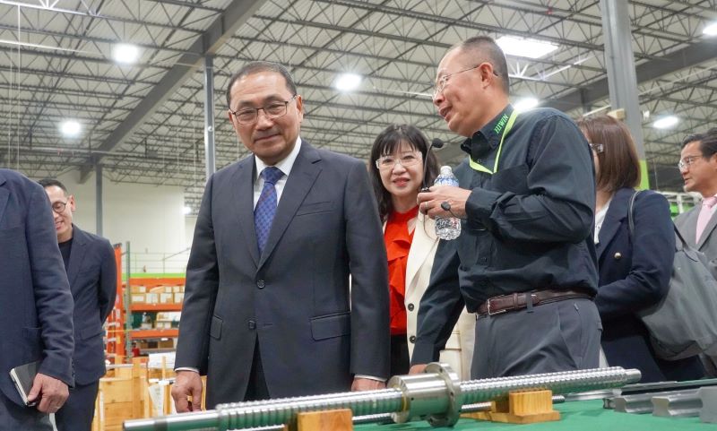 為新北智慧製造開拓國際商機    侯友宜訪FANUC、HIWIN大廠