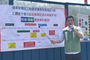 捷運東環段總經費異常暴漲近一倍 陳聖文痛批蔣市府 瞎編預算還是圖利廠商 4 MEITU 20260623 122112363