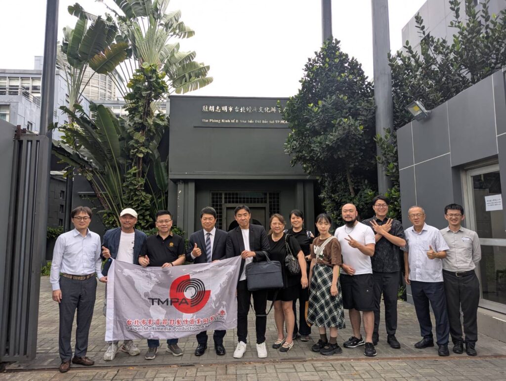 台北影音公會拜會駐胡志明市台北經濟文化辦事處 深化台越影視與AI內容產業交流合作 37 S 859586566
