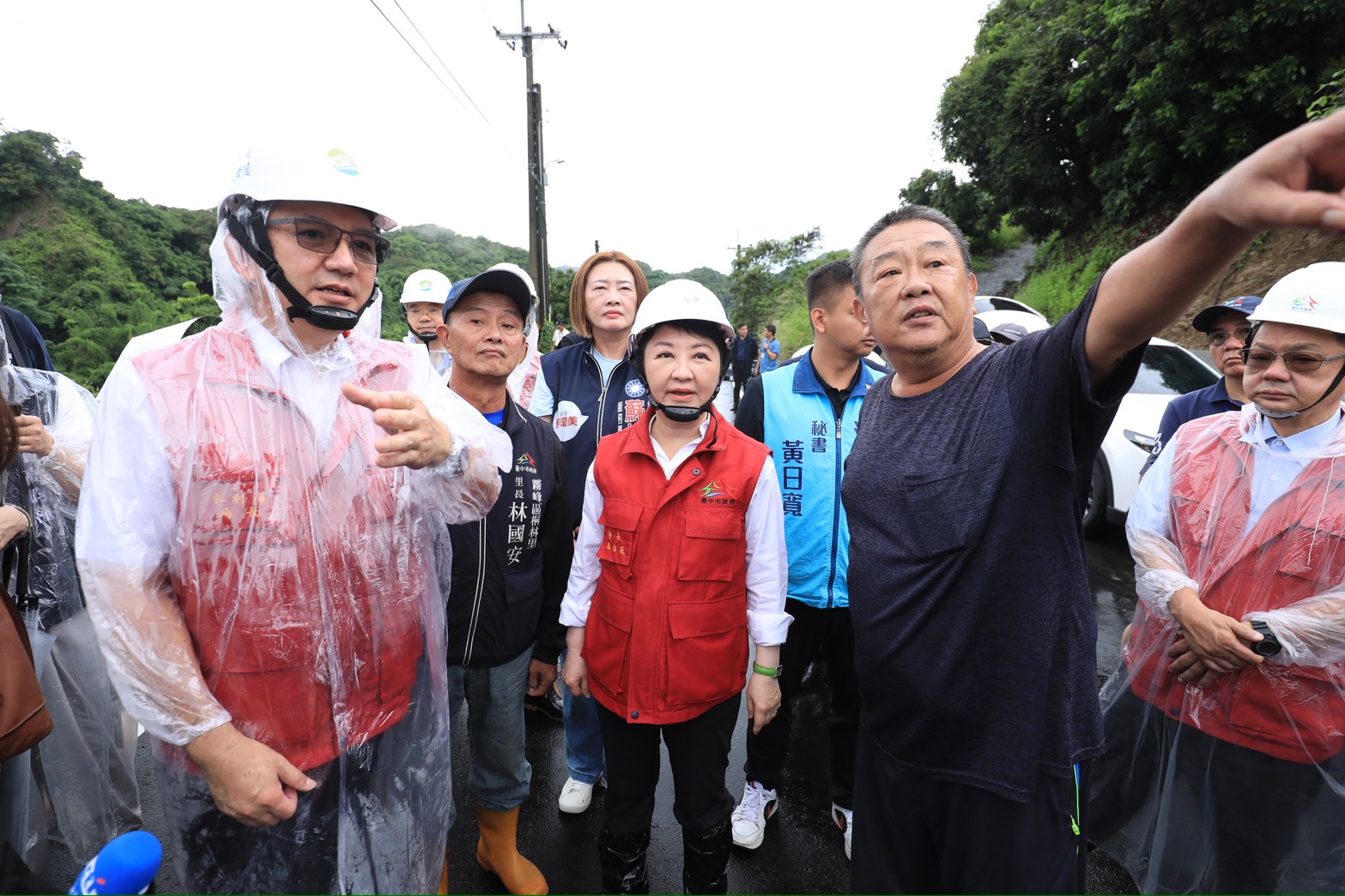 中市霧峰暗坑巷復建工程完工 　盧秀燕視察肯定提升防災韌性