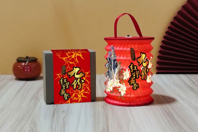 《圖說》參加活動電子解謎活動或報名週末提燈夜遊行程，都有機會獲得霹靂布袋戲聯名造型小提燈，數量有限，歡迎民眾踴躍參與。〈文化局提供〉