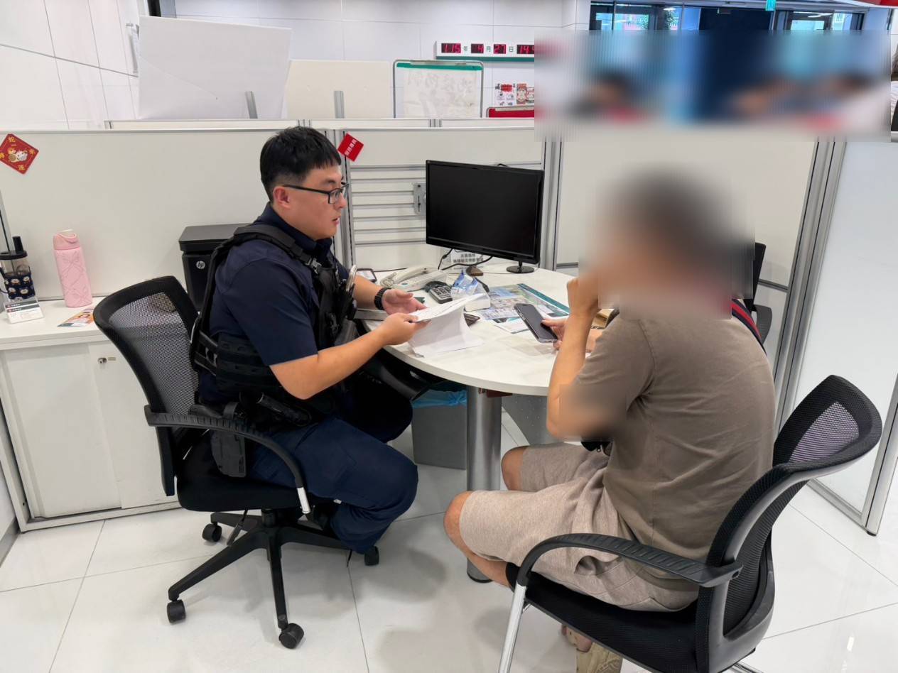 男誤中假投資真詐財陷阱            西屯警阻詐一百六十萬元