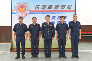 原住民之光 花蓮警3位原民同仁榮升第六序列 6月局務會報表揚績優 激勵士氣 9 %E4%B8%89 1