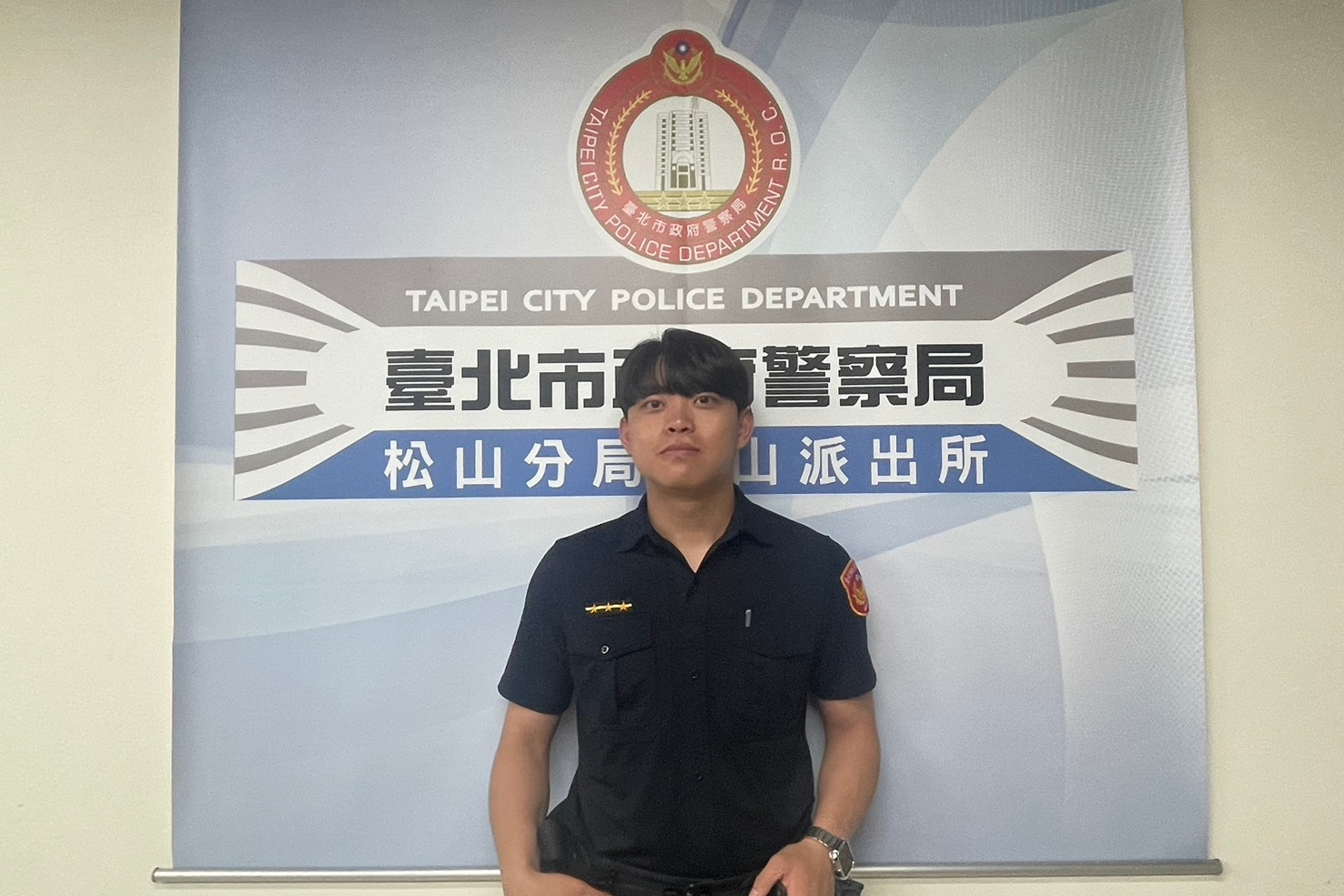 不知飯店名稱也找得到  松山警助迷途日籍旅客平安返宿