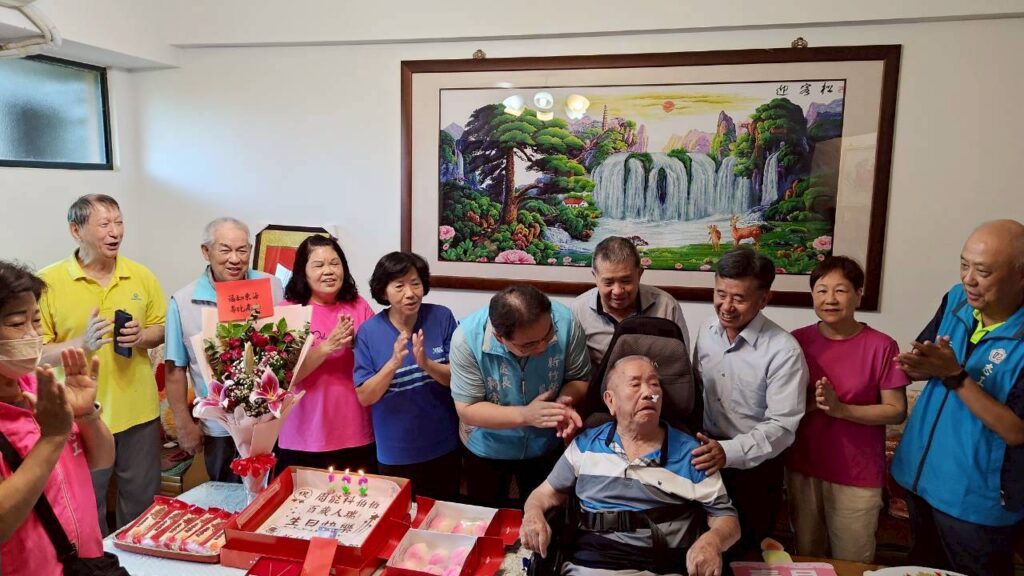 百歲榮民喜迎嵩壽 新竹榮服處傳遞關懷送上溫馨祝福 50 115070241