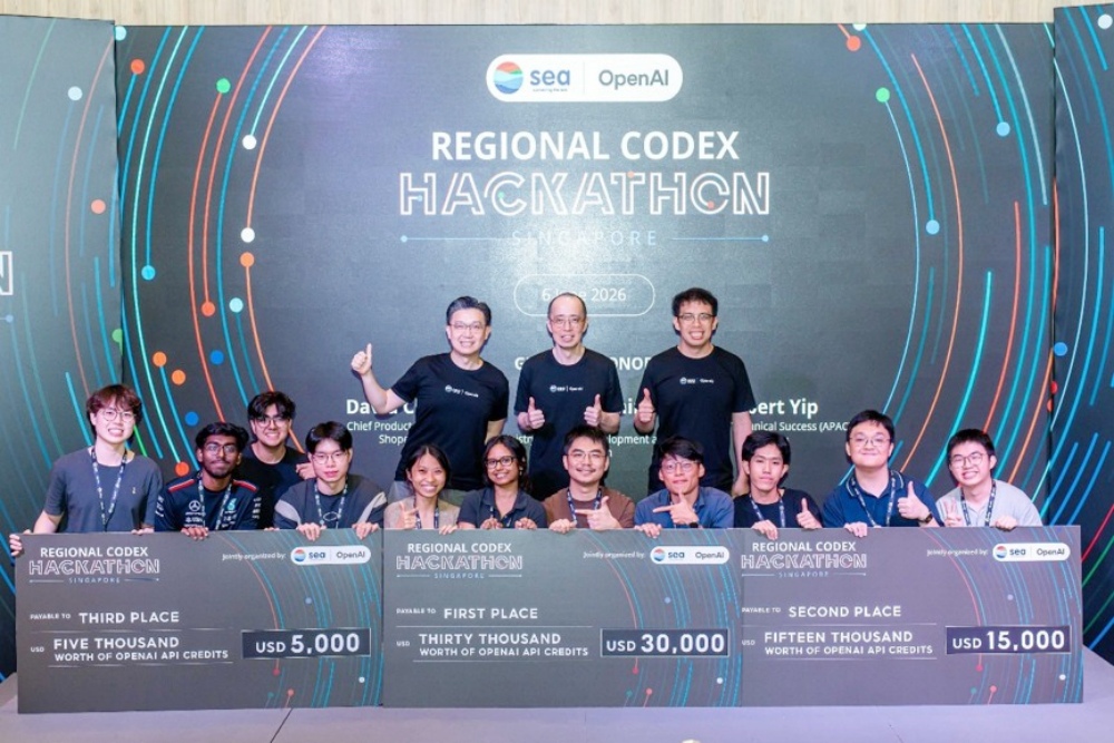 蝦皮購物母公司Sea攜手OpenAI  將亞太區黑客松系列賽事引進台灣