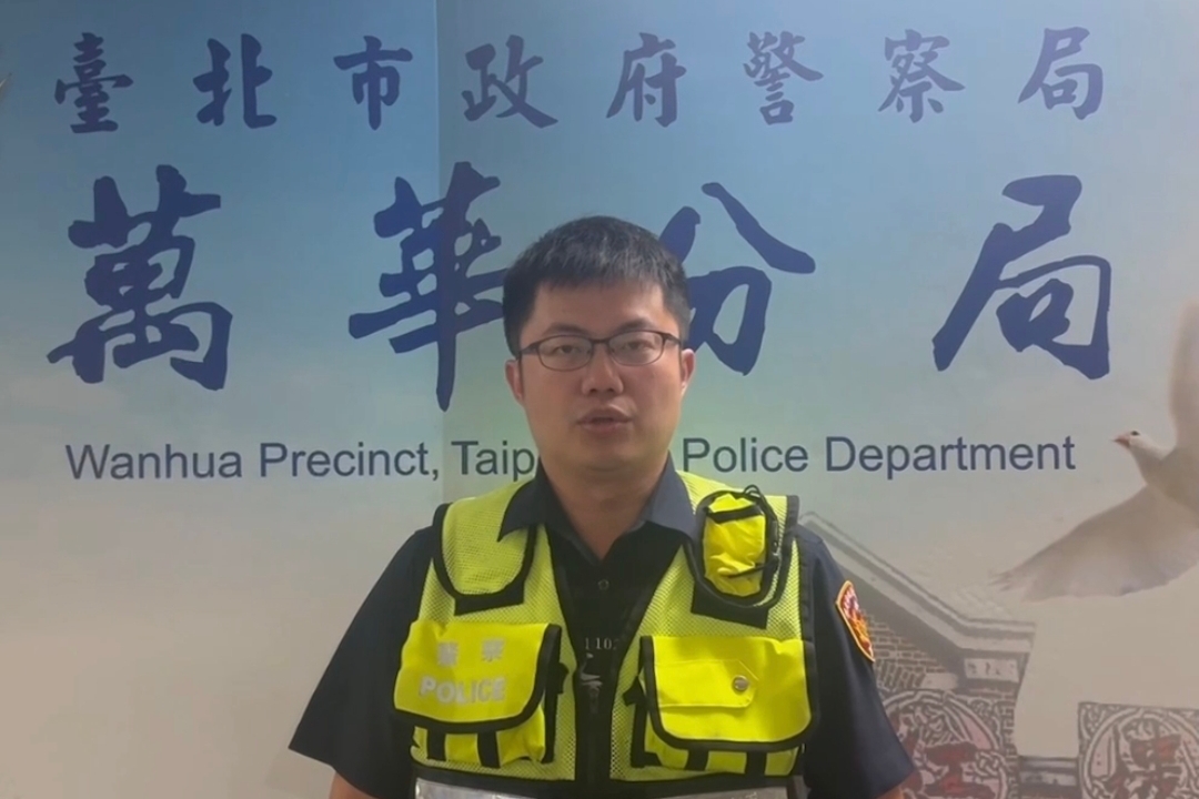 男子酒後行為失序  萬華警迅速依法偵辦