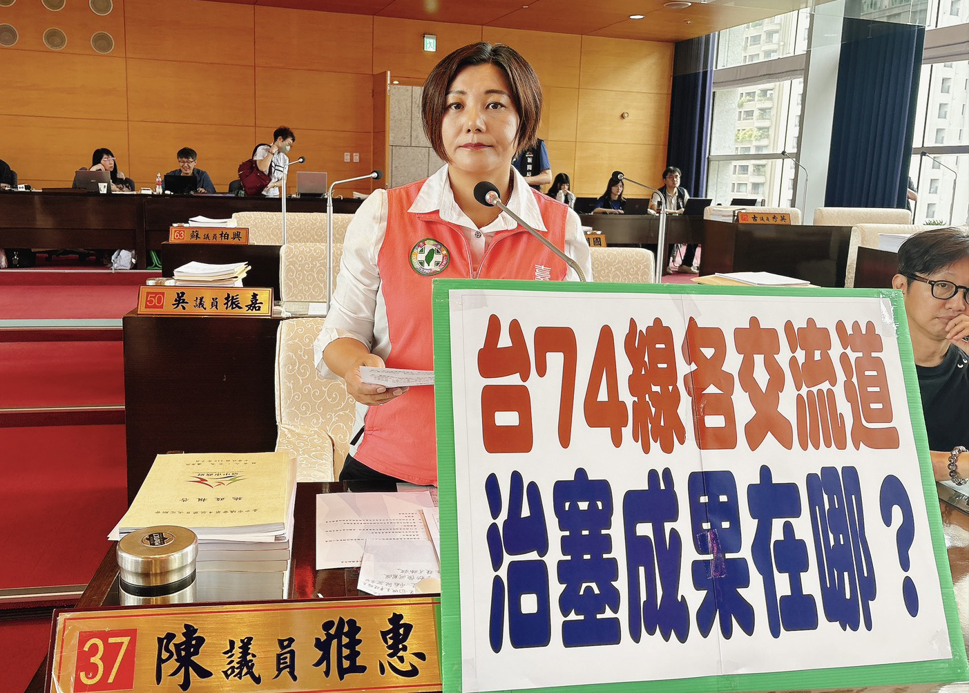 台74線匝道周邊壅塞　中市多位議員要求分流改善
