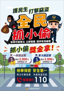 打擊竊盜慣犯 花蓮縣警察局執行 護民生-全民抓小偷 專案 警民協力 共守轄區治安 15 1786621963777