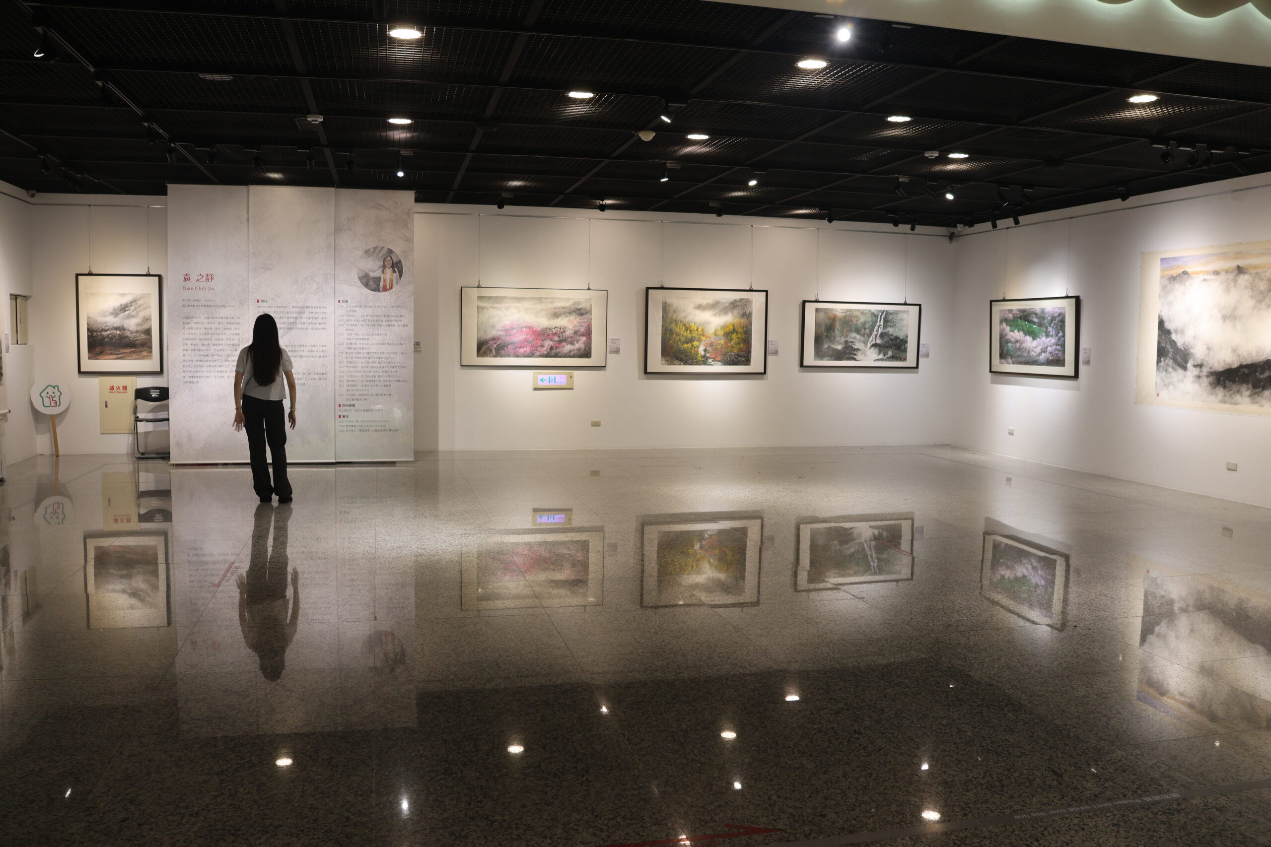 「天地有大美」 袁之靜40年水墨創作彰化生活美學館展出 9 1N7A6830%E7%B5%A6 scaled
