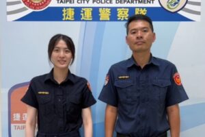先生還在車上 八旬夫妻轉乘捷運被人潮沖散 捷警迅速調閱監視器助團圓 30 MEITU 20260808 085444361