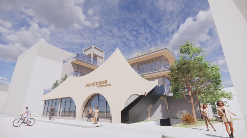 汐止生活新據點 中正市場上梁 力拚年底啟用 10 《圖說》汐止中正市場完工後示意圖。〈市場處提供〉