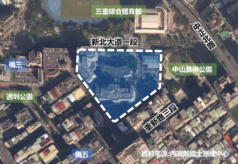 《圖說》基地現況示意圖。〈城鄉局提供〉