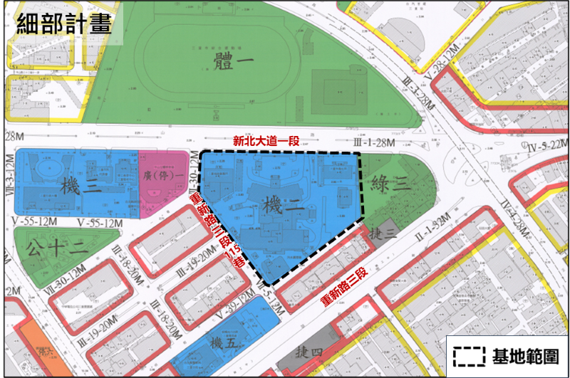 《圖說》變更範圍示意圖。〈城鄉局提供〉