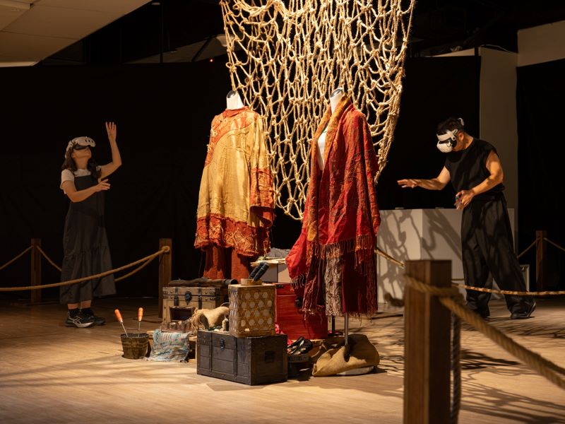 《圖說》府中15展出由姚以緹演繹的《女海盜》VR作品。〈文化局提供〉