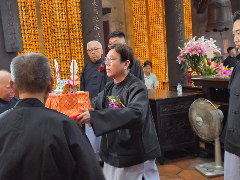 北台灣媽祖文化節登場 新莊慈祐宮三獻古禮祈國泰民安 36 《圖說》2026北臺灣媽祖文化節「三獻古禮大典」由新北市副市長劉和然擔任主祭官。〈民政局提供〉