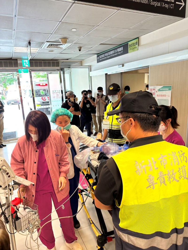 40℃極端高溫情境上演　新北聯手中央實兵演練建構安全網
