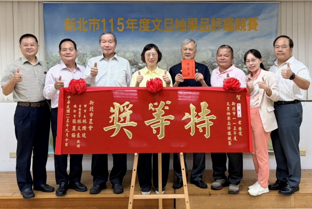 新北市文旦柚評鑑揭曉 八里區李春益獲特等獎與甜柚王 29 0910003