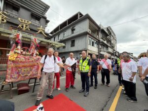 青雲殿入廟62週年遶境圓滿落幕 瑞芳警周密交維守護信眾平安 20 1789958405480