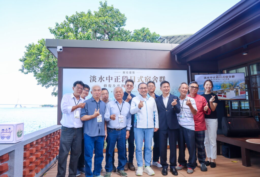 淡水中正段日式宿舍群修復啟用 侯友宜:讓百年歷史建築走進市民生活 14 2U1A1866 2 0