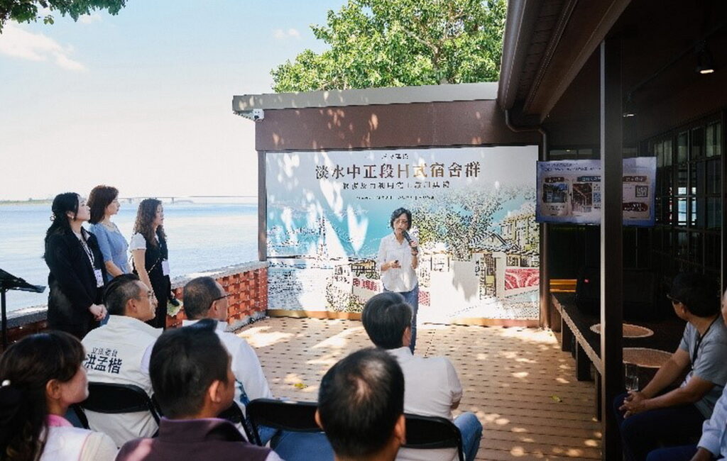 淡水中正段日式宿舍群修復啟用 侯友宜:讓百年歷史建築走進市民生活 15 3 1 1