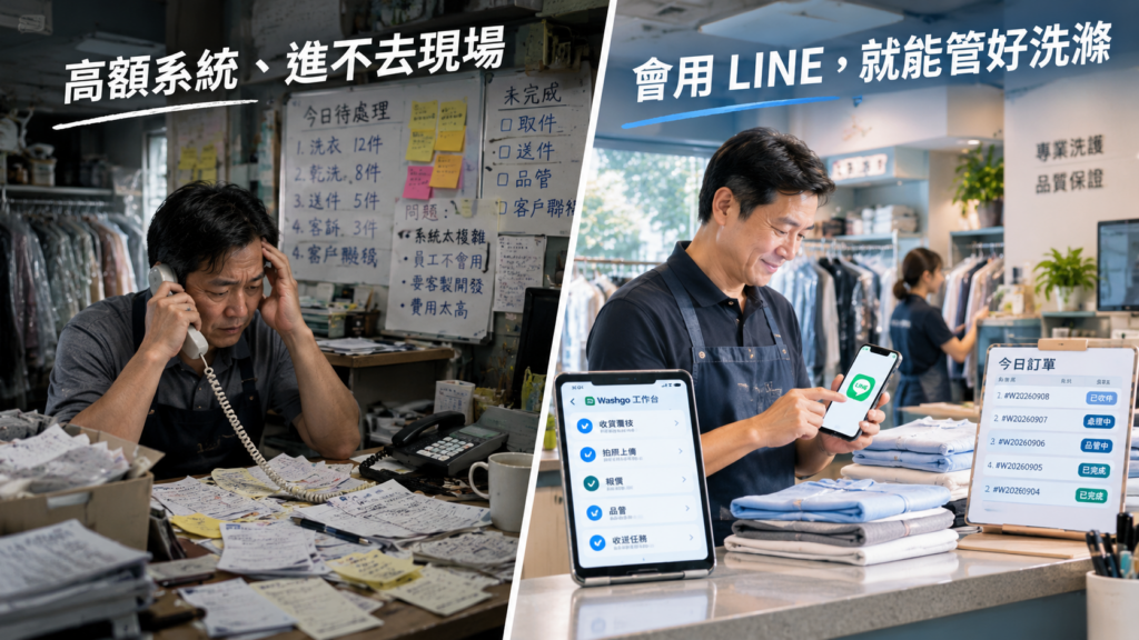 傳統洗衣店也拚AI數位轉型!匠管Washgo中部落地、開放品牌加入 4 Washgo%E8%90%BD%E5%9C%B0%E7%9A%84%E6%9C%80%E5%A5%BD%E9%81%B8%E6%93%87 0