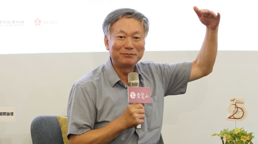 舒夢蘭、鄭明典、顯月法師談生態 從看見失衡走向修復 16 《圖說》中央氣象局前局長鄭明典從氣候科學,解析極端高溫、強降雨與異常天氣背後的長期趨勢。〈宗博館提供〉